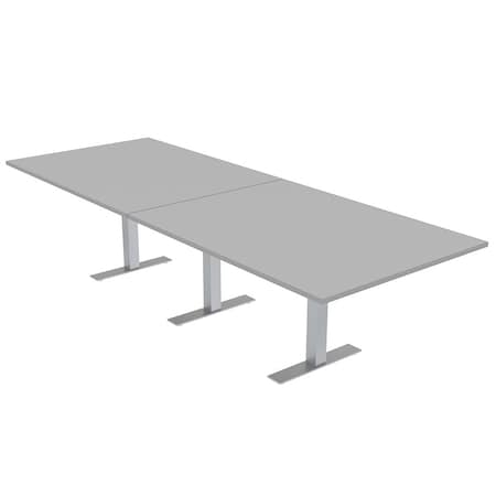 Skutchi Designs 45 in W, 120 in L, 29 in H, Engineered Wood Top, Grey HAR-REC-48x119-T-XD01